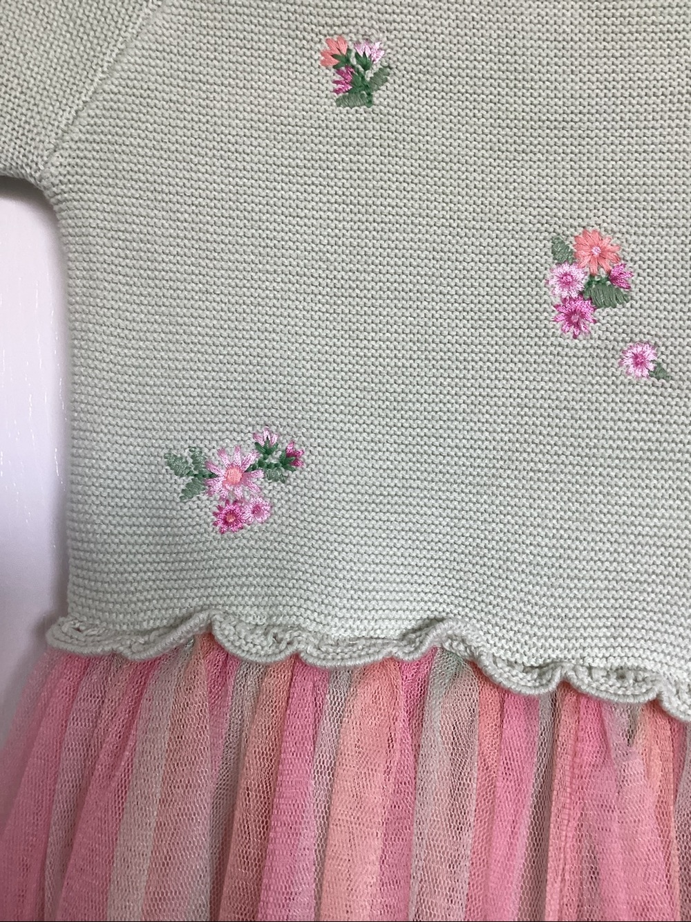 Rare Editions Little Girls Sweater Top Casual Dress - Picture 5 of 6
